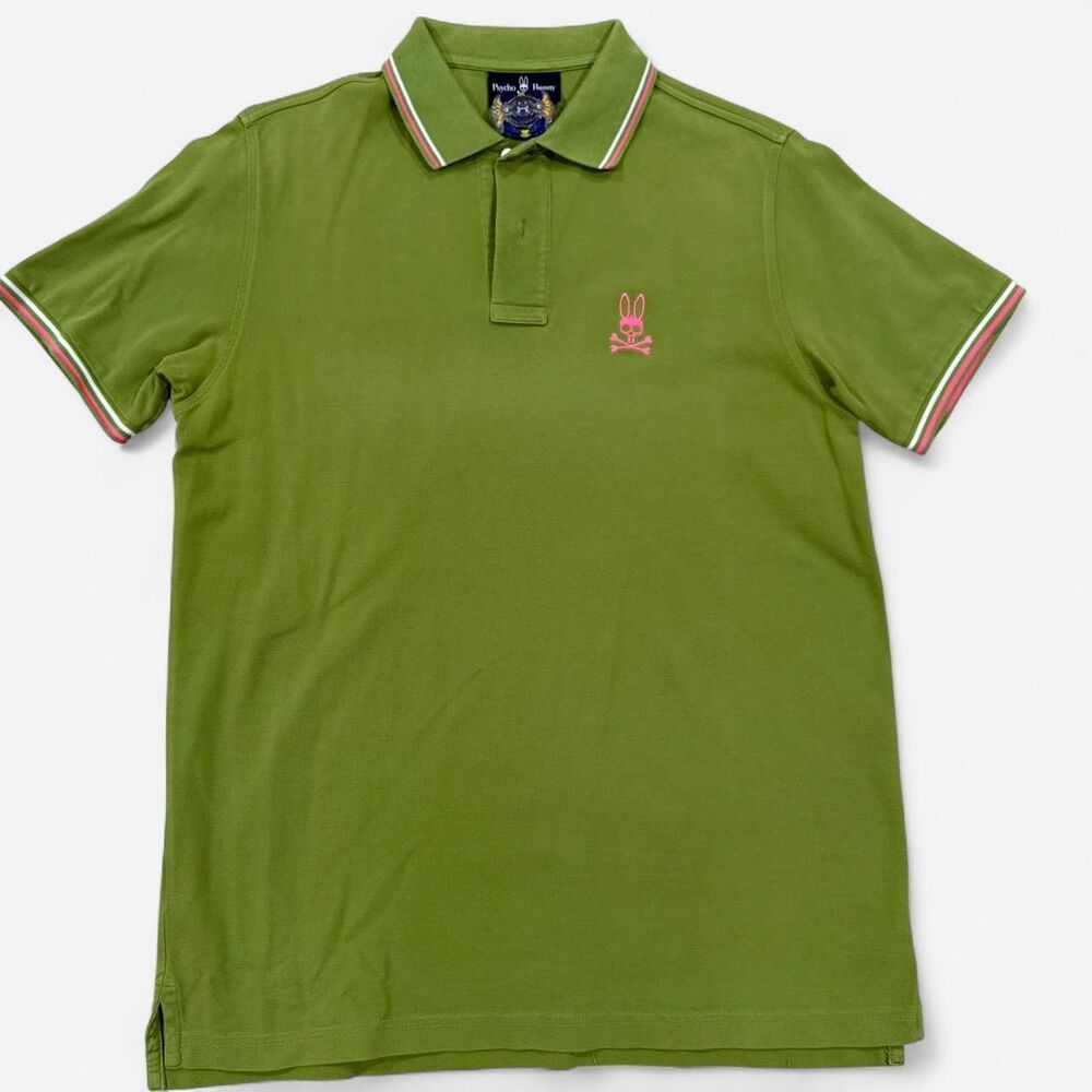 Psycho-bunny Men's Green Polo-shirts